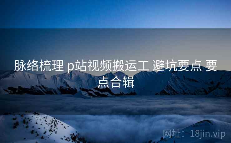 脉络梳理 p站视频搬运工 避坑要点 要点合辑