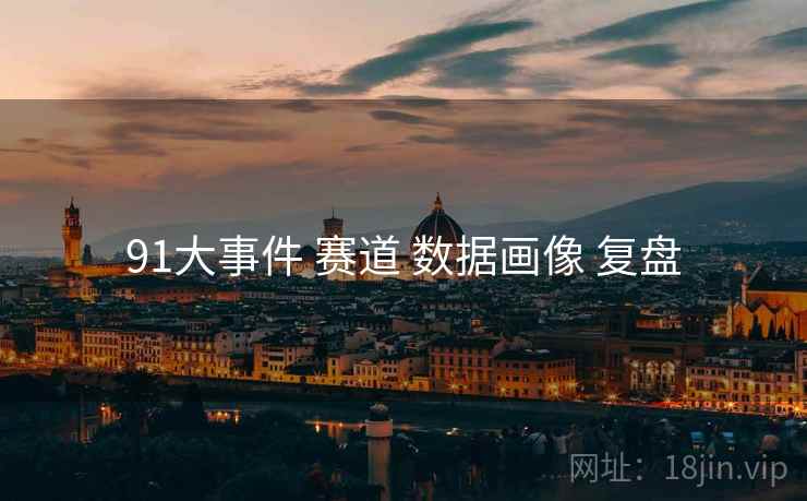 91大事件 赛道 数据画像 复盘