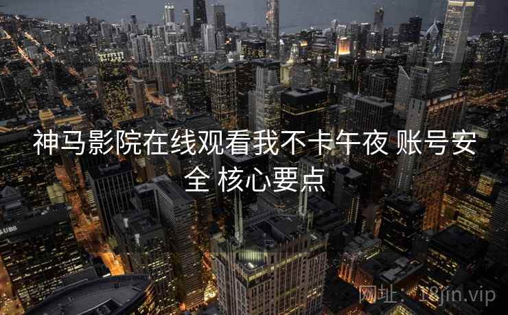 神马影院在线观看我不卡午夜 账号安全 核心要点
